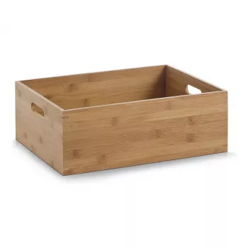 Zeller škatla za shranjevanje naravna 40 x 30 x 14 cm bambus 13341