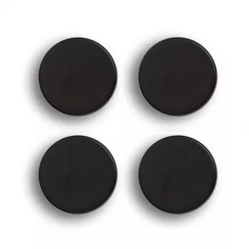 Zeller 4 okrogli črni magneti Ø 23 mm x 9 mm (11236)