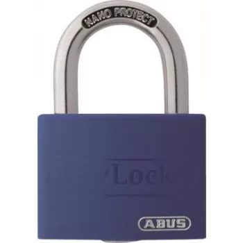 ABUS myLock T65AL/40 modra aluminijasta obešanka z utrjeno jekleno sponko 802829