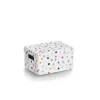 Zeller škatla za shranjevanje Dots bela s pikami 18,0 cm x 25,0 cm 14474