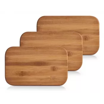Zeller set desk za rezanje iz bambusa, rjav, 3-delni (25260)