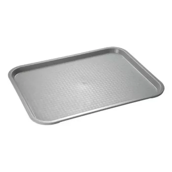APS pladenj za hitro prehrano 410 x 305 mm, siv polipropilen, višina 20 mm, 1 kos (538)