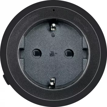Schwaiger vtični adapter (gospodinjski vtič) za modularno napajalno tirnico, črn (MSPS0230)