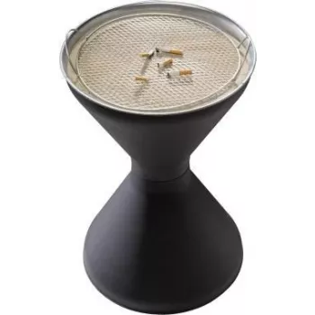 APS DIABOLO 574 pepelnik iz pocinkanega jekla, višina 60 cm, premer 40 cm, 1,5 kg peska priloženega