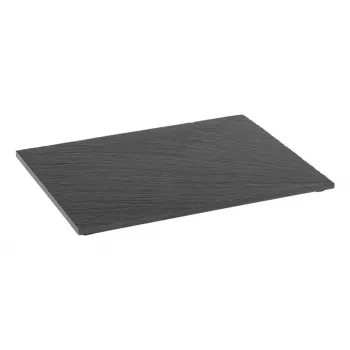 Naravna skrilavca plošča APS VALO, 325 x 265 mm, antracitna, debela 6-9 mm, nogice, ki ne poškodujejo pohištva, 1 kos 1003