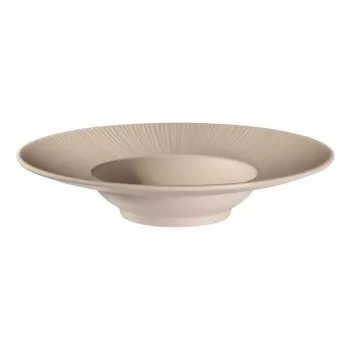 APS NERO krožnik za testenine, 290 mm, peščeni melamin, zlaganje, primeren za pomivalni stroj, toplotno odporen (1 kos) 85406