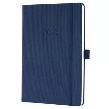 SIGEL Conceptum 2027 temno moder knjižni koledar A5 tedenski planer C2762