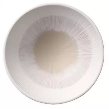 APS BLUSH okrogla servirna skleda 160 mm bež melamin, zlaganje, primerna za pomivalni stroj 85508