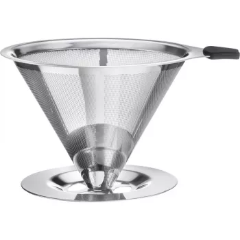 WESTMARK Brasilia trajni filter za kavo, velikost 4, mreža iz nerjavnega jekla, črn 24502260