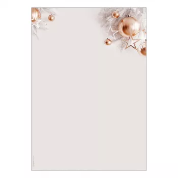 SIGEL DP429 božični pisemski papir A4 90 g/m² 100 listov rožnato zlat motiv