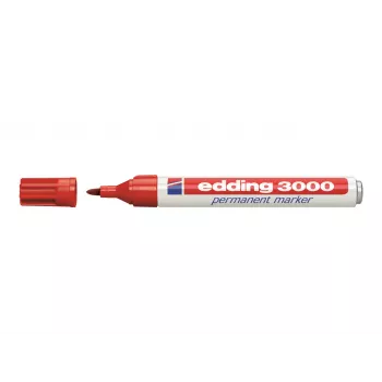 Edding 3000 set trajnih markerjev 4-3000-4-1999, črn/rdeč/moder/zelen, vodoodporen 79628
