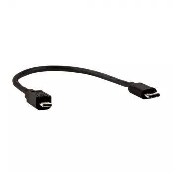 E+P CC 324/02 kabel USB 3.1, 0,2 m, USB-C na Micro-B, črn 0000853270