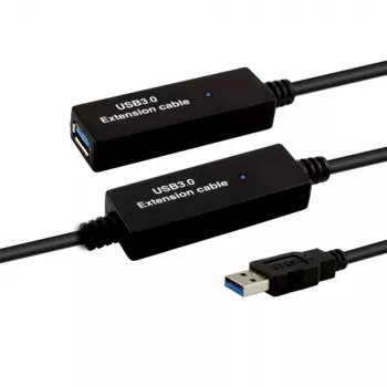 E+P aktivni podaljševalni kabel USB 3.0 10m črn CC380/10 874110