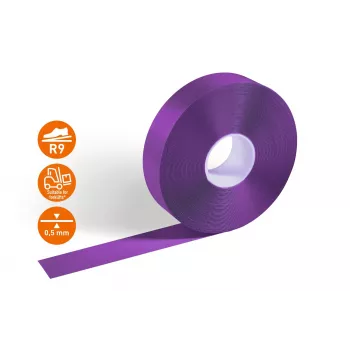 DURABLE DURALINE 50/05 samolepilni trak za označevanje tal, PVC, vijoličen, 50 mm x 5 m 102112