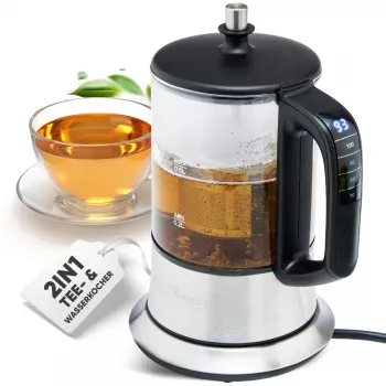 ProfiCook 501165 priprava za čaj 0,5 L 1100 W črna – nerjavno jeklo