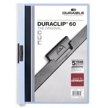 DURABLE Duraclip 6 mm spenjalnik A4 moder (paket 25)