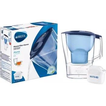 BRITA Aluna vrč za filtriranje vode, 2,4L, moder