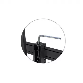 E+P WHS310 nagibni stenski nosilec za TV za zaslone 55-105 inch do 80 kg, črn