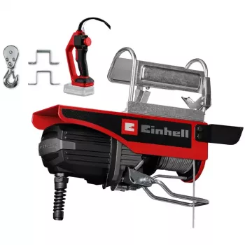 Einhell 2255161 akumulatorsko vitlo za jekleno vrv 250/500 kg, 18 V Power X-Change, brezkrtačno, 12 m vrvi