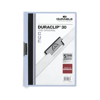 DURABLE Duraclip 2200-06 A4 mapa s sponko polipropilen moder