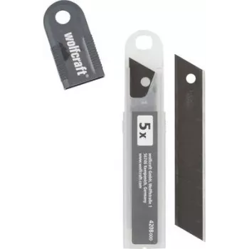 Wolfcraft Profi-Sharp 18 mm lomljiva rezila, črna, paket 10 kosov 4208000