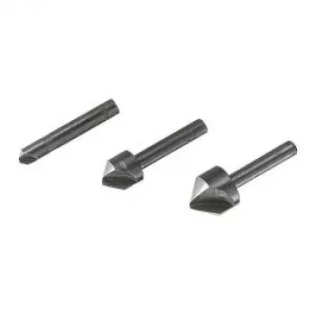 Wolfcraft 2504000 set grezil, 3-delni, 6/12/16 mm, orodno jeklo, cilindrično steblo