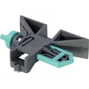 Wolfcraft 5221000 končni omejevalnik vodilne tirnice, plastika, črn