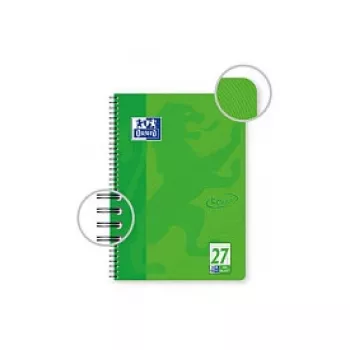 OXFORD Collegeblock TOUCH Lineatur 27 črtan z dvojnim robom DIN A4, 80 listov, 90 g/m², mikroperforiran, 4-krat luknjan, FSC-certificiran, 1 blok 400091924