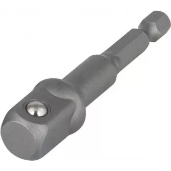 Wolfcraft 2414000 adapter za nastavke 1/4 palca pogon na 1/2 palca nastavke, 72 mm, krom-vanadij