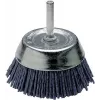 Wolfcraft najlonska lončasta krtača, 1/4 palca (6,3 mm) steblo, 50 mm premer, 4500 vrt/min 2729000