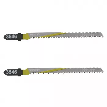 Wolfcraft 3546000 T 101 B rezila za vbodno žago, T-steblo, HCS, 100 mm, 2 kosa