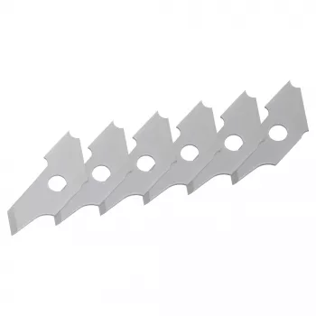 Wolfcraft 5893000 nadomestna rezila za posnemovalnik robov lukenj, 6 kosov