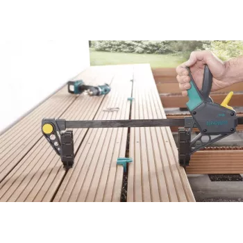 Wolfcraft 6985000 vpenjalna spona z razponom 450 mm in vpenjalno silo 120 kg