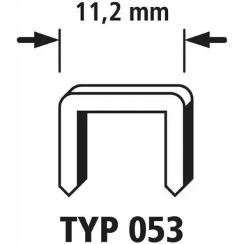 Wolfcraft 2000 sponke s širokim hrbtom 2000 kosov 7026000 mere (Š x V) 11,2 mm x 6 mm