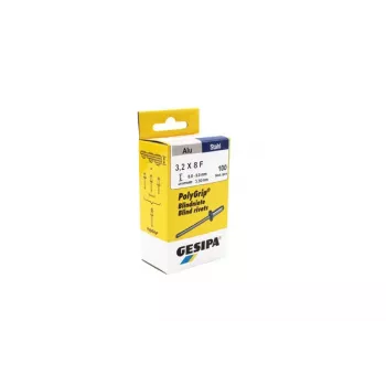 GESIPA PolyGrip® slepe zakovice 3.2x8.0mm aluminij/jeklo - 100 kosov 1433846