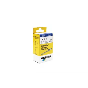 GESIPA PolyGrip® slepe zakovice 4,0 x 10,0 mm jeklo/jeklo, 100 kosov 1464884