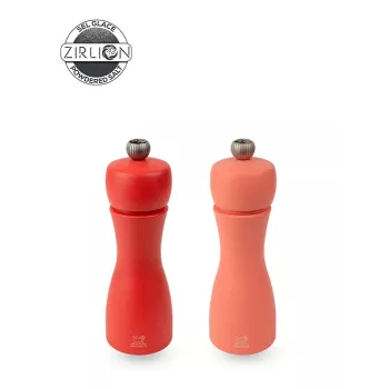 Peugeot Tahiti set mlinčkov za poper in sol, 2 kosa, 15 cm, rdeč