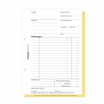 Herlitz obrazci za račune A5 2-delni samokopirni, paket 4 300003799