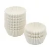 FACKELMANN 21615 modelčki za muffine in cupcakes, mastno odporen papir za peko, bel, premer 5,0 cm, 250 kosov