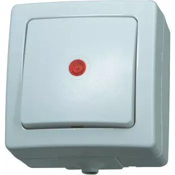 HEINRICH KOPP Paris dvosmerno vrtilno stikalo, podometno, 250 V AC, 10 A, polarno bela 566302004