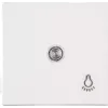 HEINRICH KOPP serija Paris stikalo, 2 vrtilni tipki, podometno, 250 V, 10 A, bel termoplast 490442007