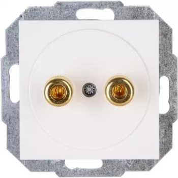 HEINRICH KOPP banančnica 4mm bela podometna 16A 30V AC/DC 951629004