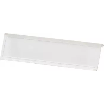HEINRICH KOPP 491510008 polje za označevanje za okvir pokrova, polarno belo, 1-Modul, 50 x 10 mm površina za označevanje, za vpenjanje