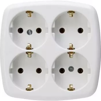 HEINRICH KOPP Paris Schuko vtičnica tip F, vgradna, bela, 16 A, 250 V, zaščita za otroke 121001009