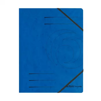HERLITZ mapa z gumijastim vogalom A4 modra, paket 5 kosov 11387180-000