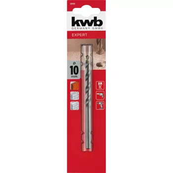 kwb 039700 HSS spiralni sveder za kamen 10 mm x 120 mm, cilindrično steblo (1 kos)