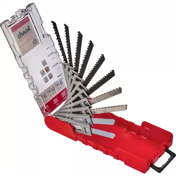 kwb 109180 komplet listov za vbodno žago, 10-delni, T-držalo, les/kovina/plastika
