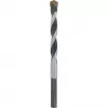 KWB 050720 betonski spiralni sveder iz volframovega karbida 12 mm, skupna dolžina 150 mm, cilindrično steblo, 1 kos
