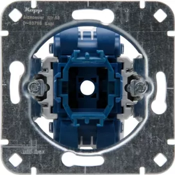 HEINRICH KOPP 508400005 podometni vložek tipke, izmenični kontakt, 250V, 10AX, IP20, aluminij