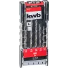 kwb 109140 komplet svedrov za udarno vrtanje s karbidnimi konicami, 5-delni, 4-10 mm